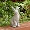 Glitzhome® 18" MGO Sitting Rabbit Garden Statue